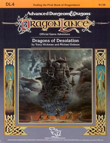 دانلود کتاب Dragons of Desolation (Dragonlance module DL4