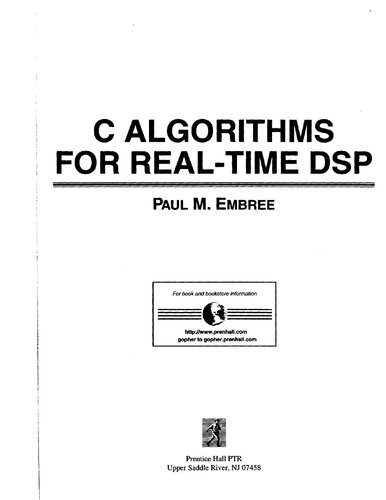 دانلود کتاب C Algorithms for Real-Time DSP