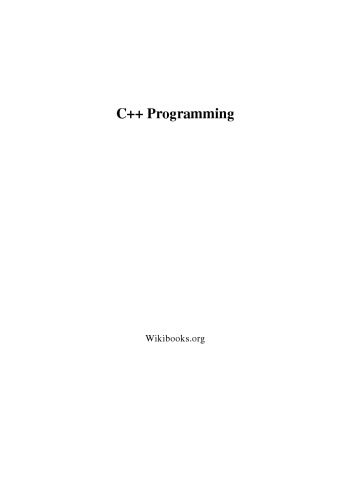 دانلود کتاب C++ Programming