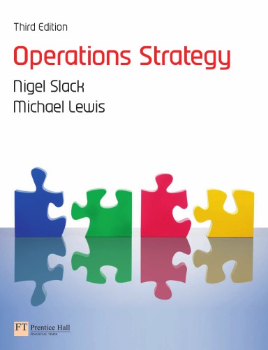 دانلود کتاب Operations strategy