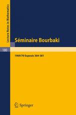 دانلود کتاب Séminaire Bourbaki vol. 1969/70 Exposés 364–381