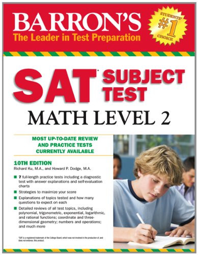 دانلود کتاب Barron’s SAT Subject Test Math Level 2