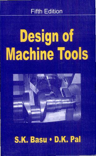 دانلود کتاب Design of Machine Tools
