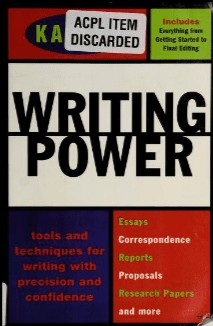 دانلود کتاب Writing power BY White