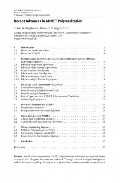 دانلود کتاب Metathesis Polymerization: -/
