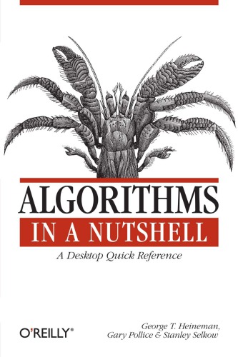 دانلود کتاب Algorithms in a nutshell Title from screen. – Includes index