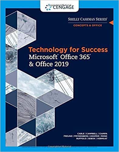 دانلود کتاب Technology for Success and Shelly Cashman Series Microsoft Office 365 & 2019