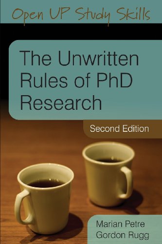 دانلود کتاب The unwritten rules of PhD research 2 ed
