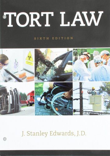 دانلود کتاب Tort Law, Sixth Edition