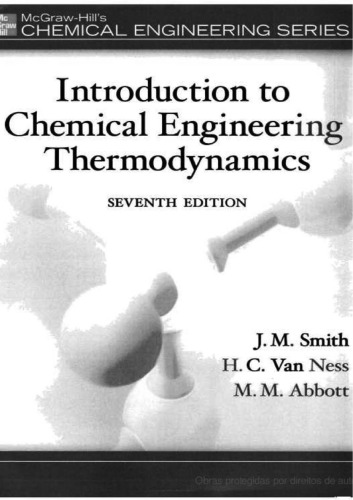 دانلود کتاب Introduction to chemical engineering thermodynamics