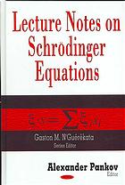 دانلود کتاب Lecture notes on Schrödinger equations