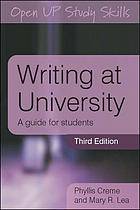 دانلود کتاب Writing at university : a guide for students