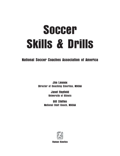 دانلود کتاب Soccer skills & drills