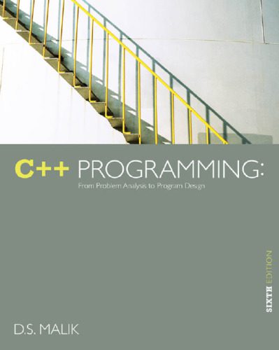 دانلود کتاب C++ Programming: From Problem Analysis to Program Design