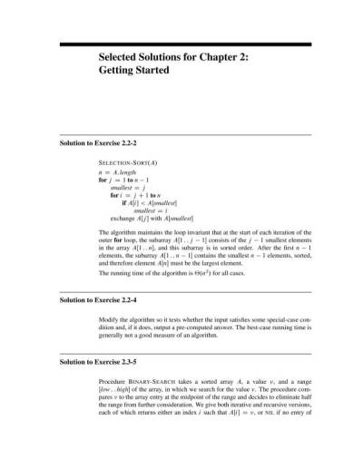 دانلود کتاب Introduction to algorithms [solutions