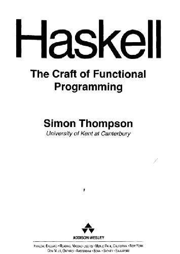 دانلود کتاب Haskell: the art of functional programming