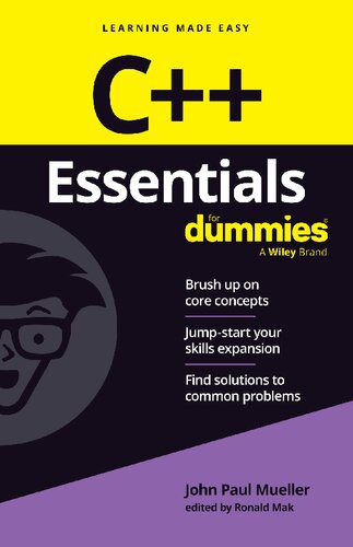 دانلود کتاب C++ Essentials For Dummies