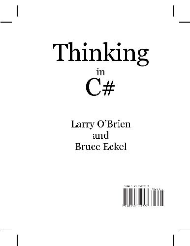 دانلود کتاب Thinking In C