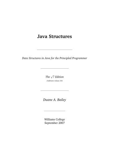 دانلود کتاب Java Structures Data in for the Principled Programmer