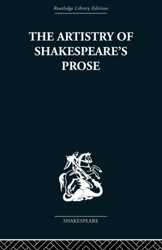 دانلود کتاب The Artistry of Shakespeare’s Prose