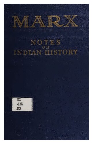 دانلود کتاب Notes on Indian History (664-1858)