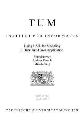دانلود کتاب Using UML for modeling a distributed Java application