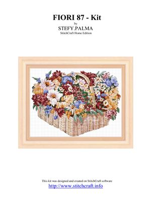 دانلود کتاب Схема вышивки Stefy Palma Fiori №087 – Kit