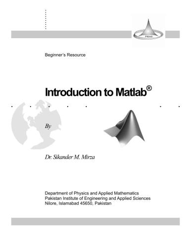 دانلود کتاب Introduction to Matlab