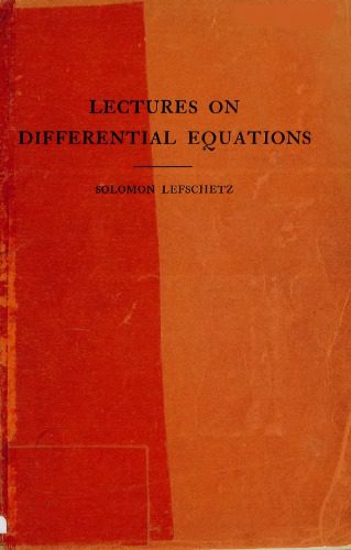 دانلود کتاب Lectures on differential equations