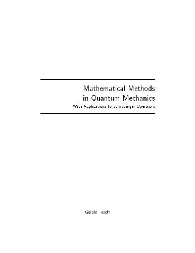دانلود کتاب Mathematical Methods in Quantum Mechanics