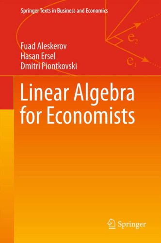 دانلود کتاب Linear Algebra for Economists
