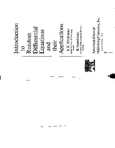 دانلود کتاب introduction to differential equations and their applications