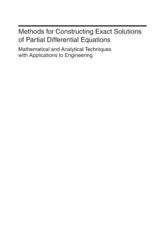 دانلود کتاب Methods for Constructing Exact Solutions of Partial Differential Equations