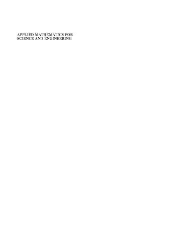 دانلود کتاب Applied Mathematics for Science and Engineering