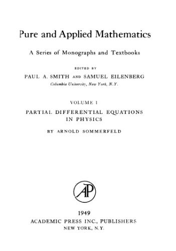 دانلود کتاب Partial differential equations in physics