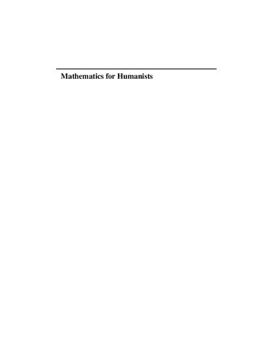 دانلود کتاب Mathematics for Humanists