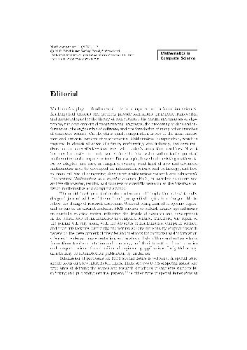 دانلود کتاب Mathematics in Computer Science