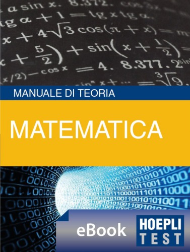 دانلود کتاب Hoepli Test Matematica Manuale di teoria ed esercizi