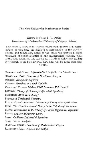 دانلود کتاب Differentiable Manifolds an Introduction