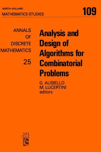 دانلود کتاب Analysis and Design of Algorithms for Combinatorial Problems