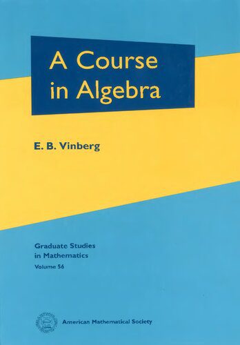 دانلود کتاب A course in Algebra