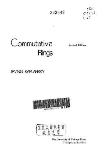 دانلود کتاب Commutative Rings