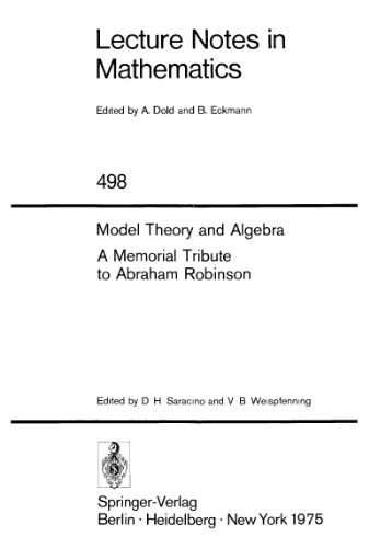 دانلود کتاب Model Theory and Algebra