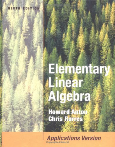 دانلود کتاب Elementary linear algebra with applications