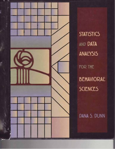 دانلود کتاب Statistics and Data Analysis for the Behavioral Sciences