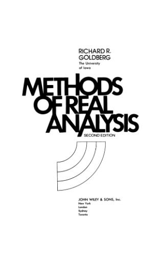 دانلود کتاب Methods of real analysis