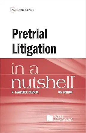 دانلود نسخه کامل کتاب زبان اصلی Pretrial Litigation in a Nutshell (Nutshells)