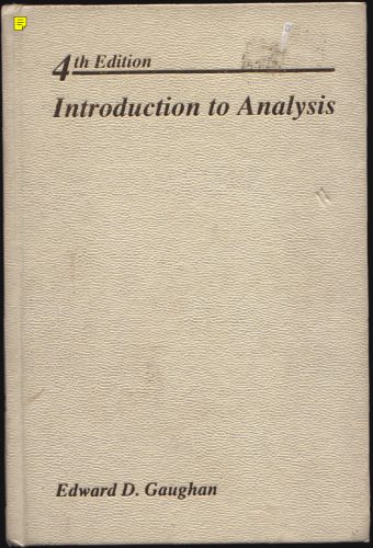دانلود کتاب Introduction to analysis
