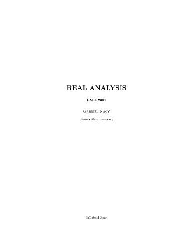 دانلود کتاب Real analysis