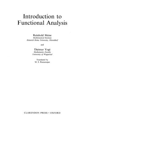 دانلود کتاب Introduction to Functional Analysis